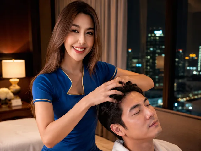 Head & Scalp Massage in Night Bazaar by Indy Massage Bangkok