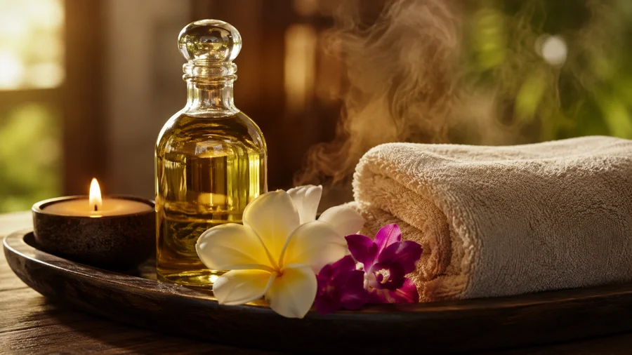 Aroma oil massage Pattaya at a hotel room by Indy Massage Bangkok