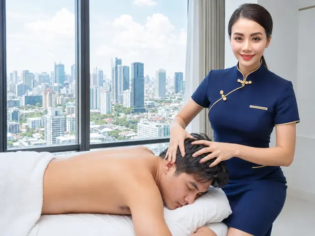 Outcall massage Phrom Phong Bangkok, head and scalp massage service by Indy Massage